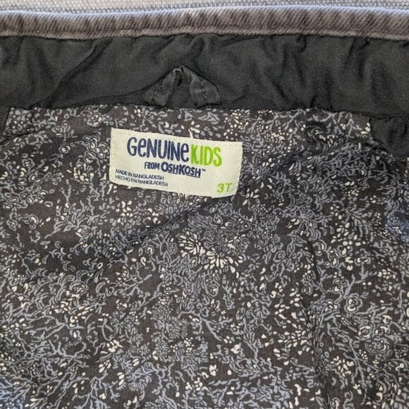 OshKosh Grey Quilted Vest Size 3T - Picture 4 of 5